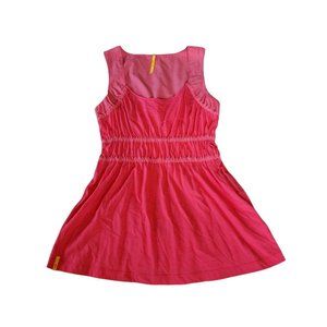 Lole Tank Coral Pink Athletic Sleeveless Cotton Size Small S